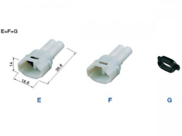 Wasserdichtes elektrisches Steckgehäuse