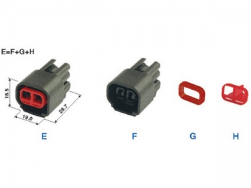 Wasserdichtes elektrisches Steckgehäuse