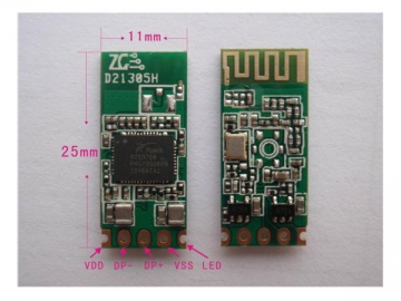 MAC/BBP 2.4 GHz Einchip-Modul