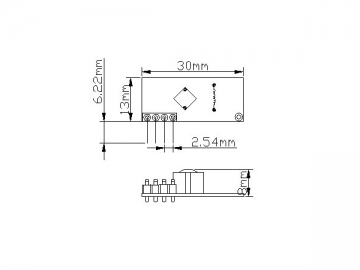 433MHz ASK RF Empfängermodul