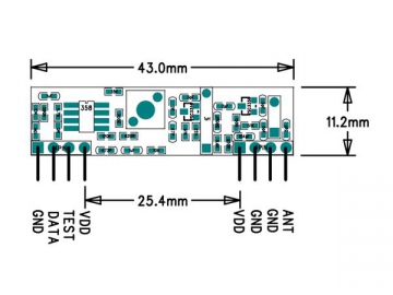 433MHZ RF Empfangsmodul