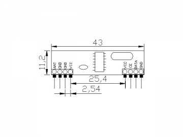 433.92MHz ASK Empfängermodul 新增