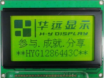 LCD-Grafikdisplay, 128x64, COB