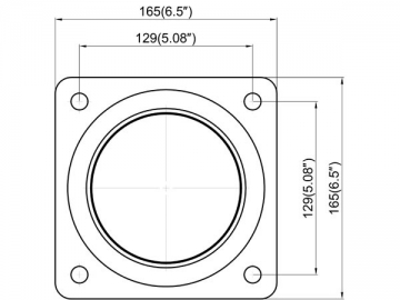 Solardusche aus PVC