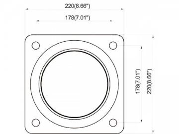 Solardusche aus PVC und Edelstahl