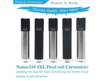 510 4XL Cartomizer mit der Doppelwendel