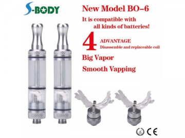 BO-6 wiederverwendbarer Tank Clearomizer