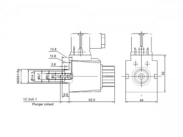 MFJ12-YC hydraulische Magnete für Wet-Pin AC Magnetventile