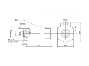 MFZ9-YC, MFZ9-YCA hydraulische Magnete für Wet-Pin DC Magnetventile