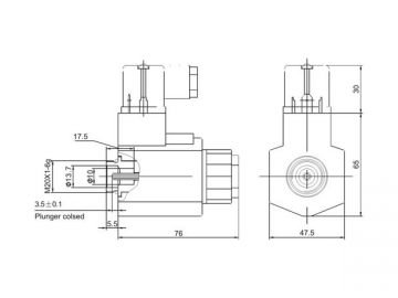 MFZ9-YC, MFZ9-YCA hydraulische Magnete für Wet-Pin DC Magnetventile