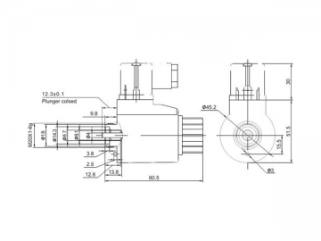 MFZ12-YC, MFZ12-YCA hydraulische Magnete für Wet-Pin DC Magnetventile