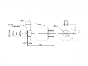 MFZ12-YC, MFZ12-YCA hydraulische Magnete für Wet-Pin DC Magnetventile