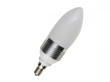 E14 LED-Kerzenlampe mit mattierter Abdeckung