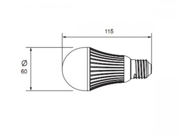 COB LED-Glühbirne