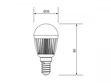 1W LED-Glühbirne