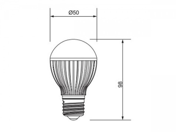 3W LED-Birne