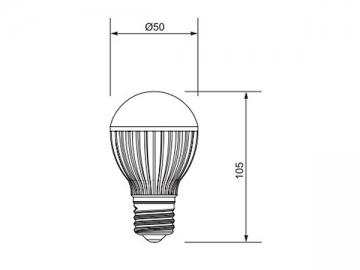 3W LED-Birne