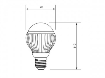 5W LED-Birne