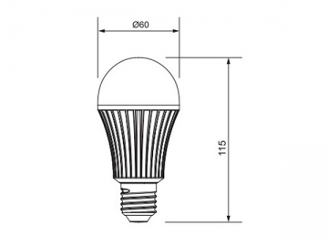 5W LED-Birne