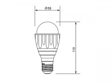 5W LED-Birne