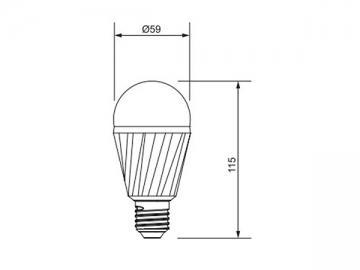 5W LED-Birne