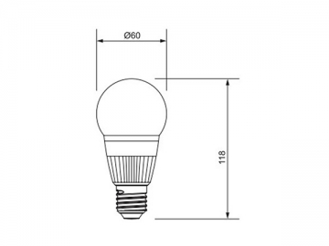 5W LED-Birne