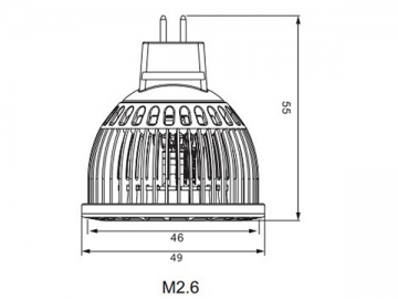 MR16 LED-Spotlampe