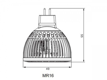 MR16 LED-Spotlampe