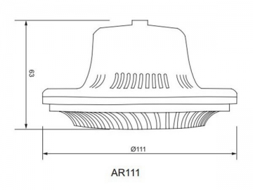 AR111 LED-Spotlampe