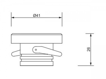 1W LED-Einbauleuchte