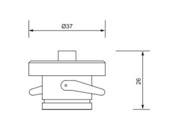 1W LED-Einbauleuchte