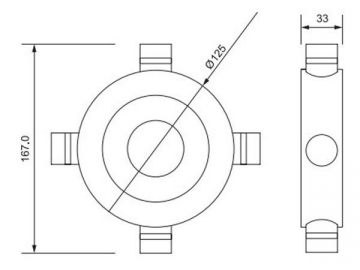 LED-Wandleuchte