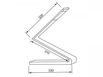 ABS LED-Tischleuchte