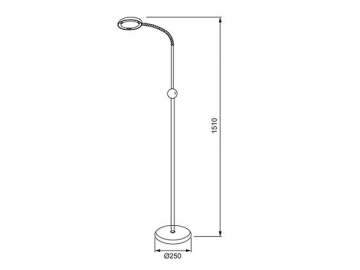 Aluminium-LED-Tischlampe