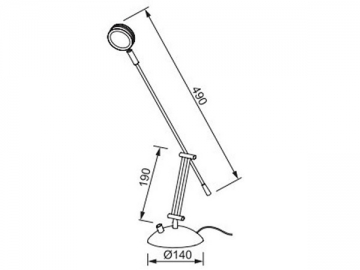 Aluminium-LED-Tischlampe