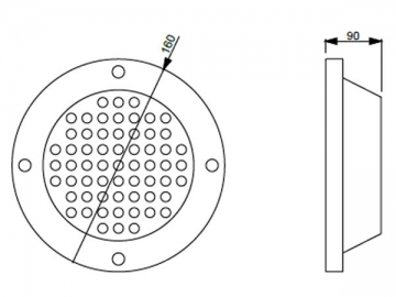 DIP LED-Bodeneinbauleuchte