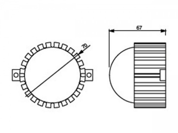 DIP LED-Punktstrahler