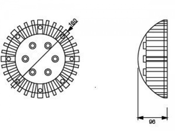 DIP LED-Punktstrahler