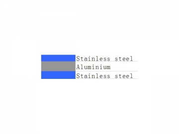 Metall-Matrix-Verbundwerkstoff <br/><small>(Edelstahl-Alu-Verbundwerkstoff)</small>