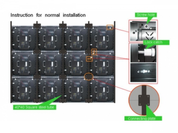 Swift LED-Wand im Innenraum