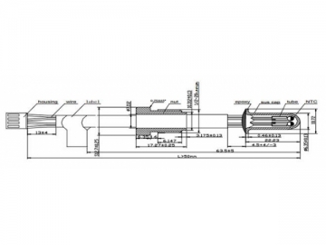 Temperatursensor <small>(Thermistor-Temperatursensor für Außenbadewanne)</small>