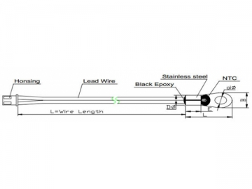 Temperatursensor <small>(Sensor für elektrische Induktions-Herd, Netzteil)</small>