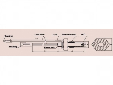 Temperatursensor <small>(Sensor für Elektroherd, Warmwasserbereiter)</small>