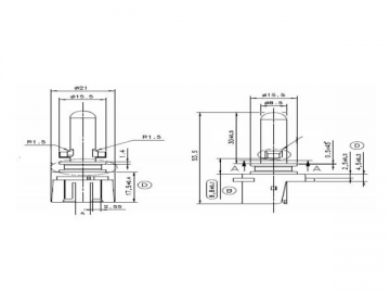 Temperatursensor <small>(NTC-Sensor für Geschirrspüler)</small>