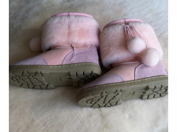 Schaffell Babyschuhe