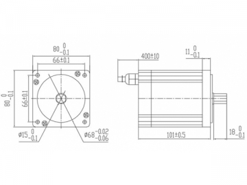 Bürstenlose Gleichstrommotor, 80 Serie