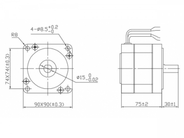 Bürstenlose Gleichstrommotor, 90 Serie