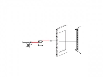 Quadratisches LED-Panel