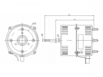 Kondensatormotor YY8820E