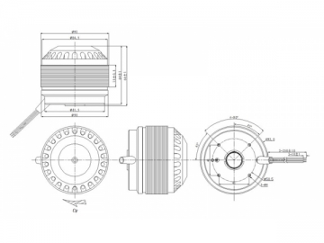 Außenläufermotor YY9215